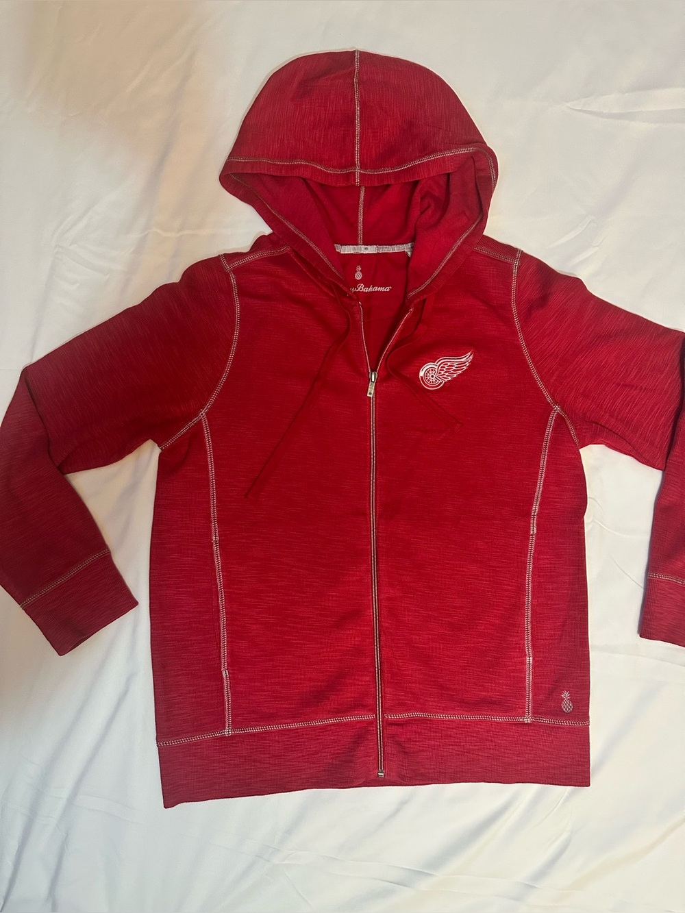 Detroit Red Wings Tommy Bahama Ladies Tobago Full Zip Jacket Large